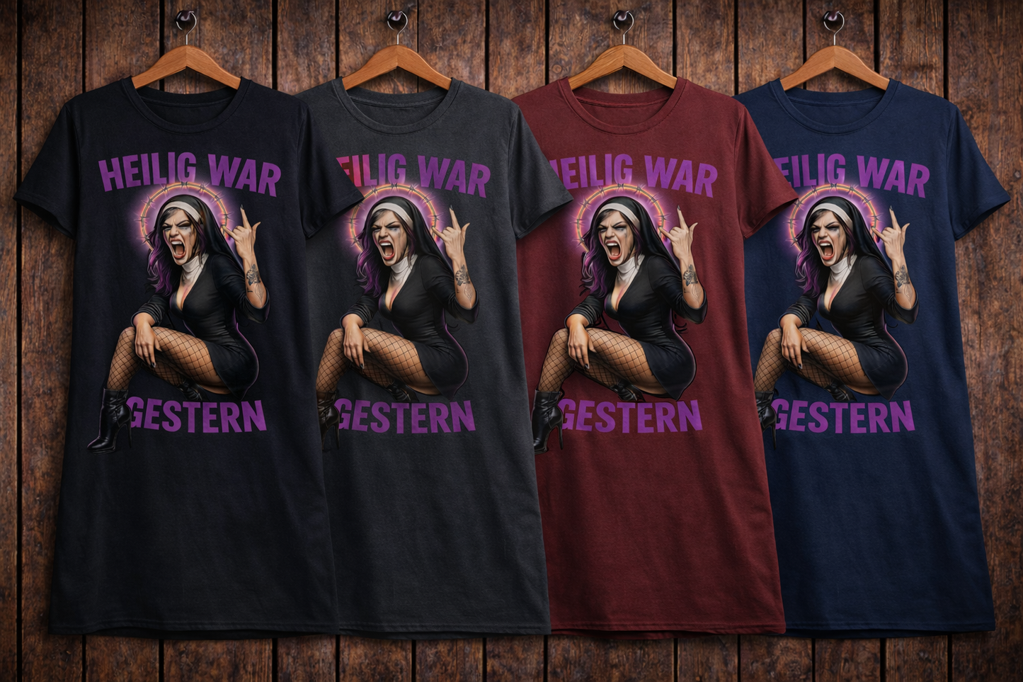 HEILIG WAR GESTERN – Long Shirt