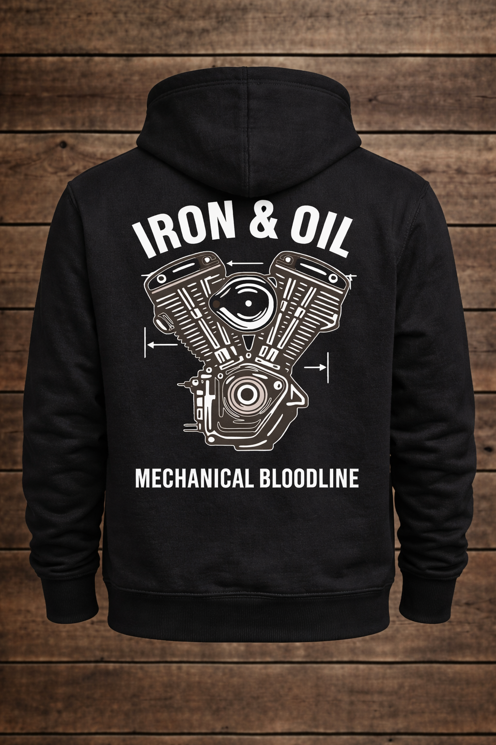 IRON & OIL – Mechanical Bloodline Hoodie