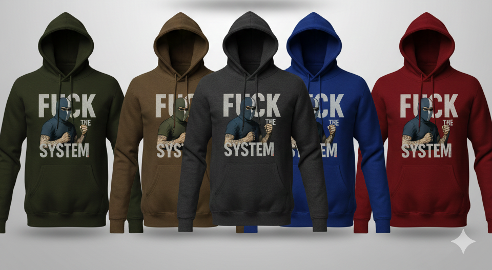 „F*CK THE SYSTEM“