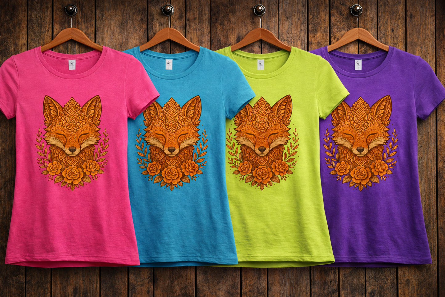 WALDFUCHS – Damen T-Shirt mit Fuchs-Motiv