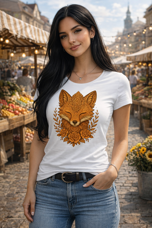 WALDFUCHS – Damen T-Shirt mit Fuchs-Motiv