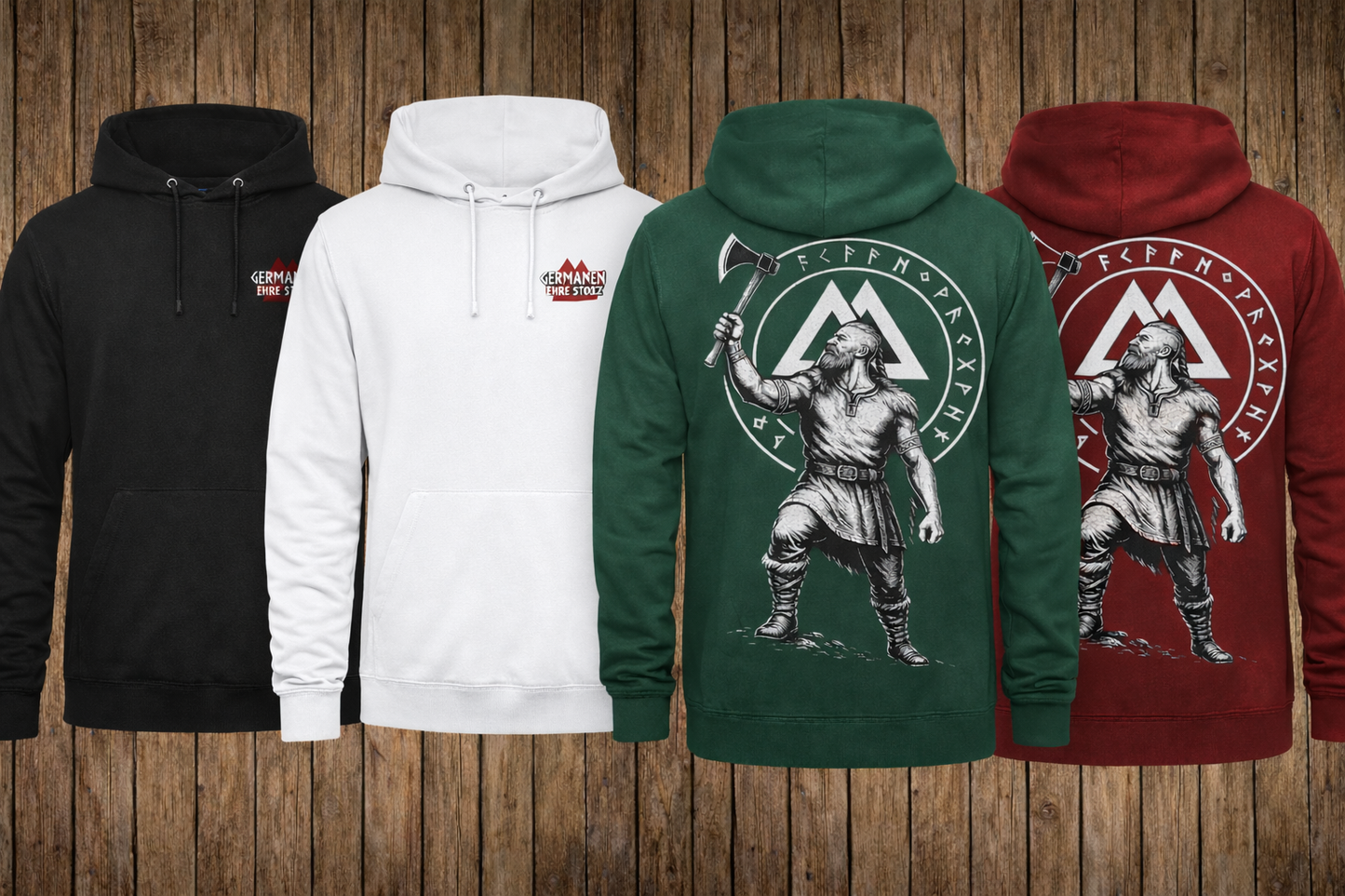 Hoodie „Germane – Ehre & Stolz“