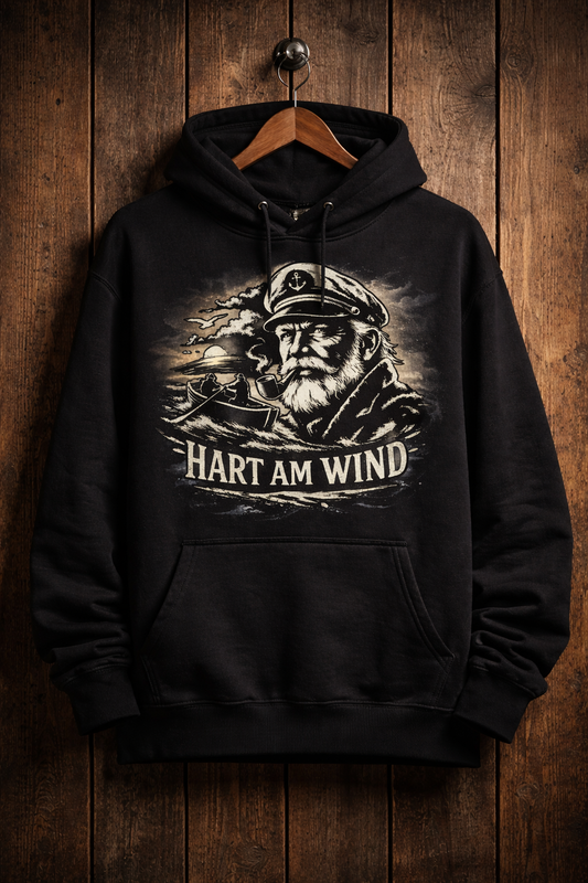 HART AM WIND – Hoodie | Küste. Sturm.