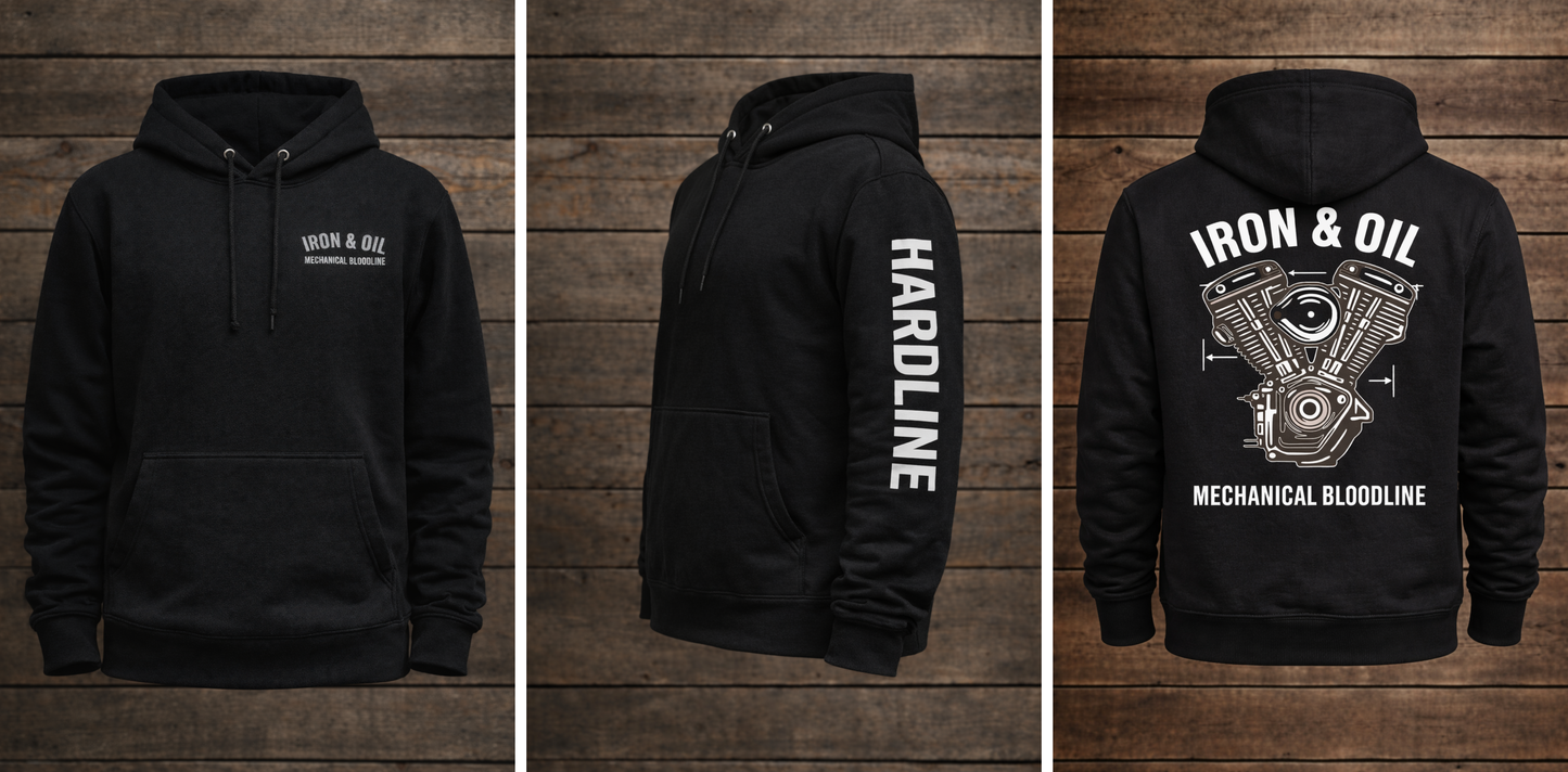 IRON & OIL – Mechanical Bloodline Hoodie