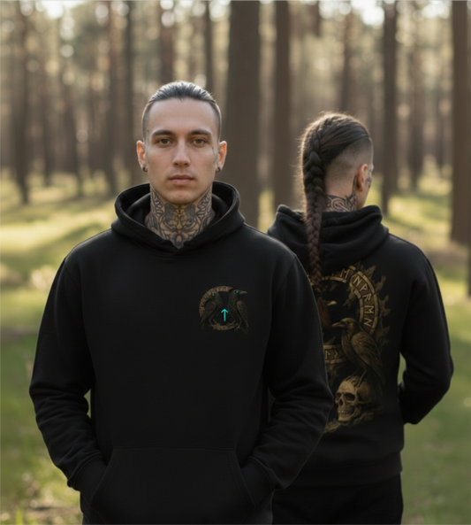 Hugin & Munin“ – Gedanke & Erinnerung – Produktansicht 1 | Stilbruch84