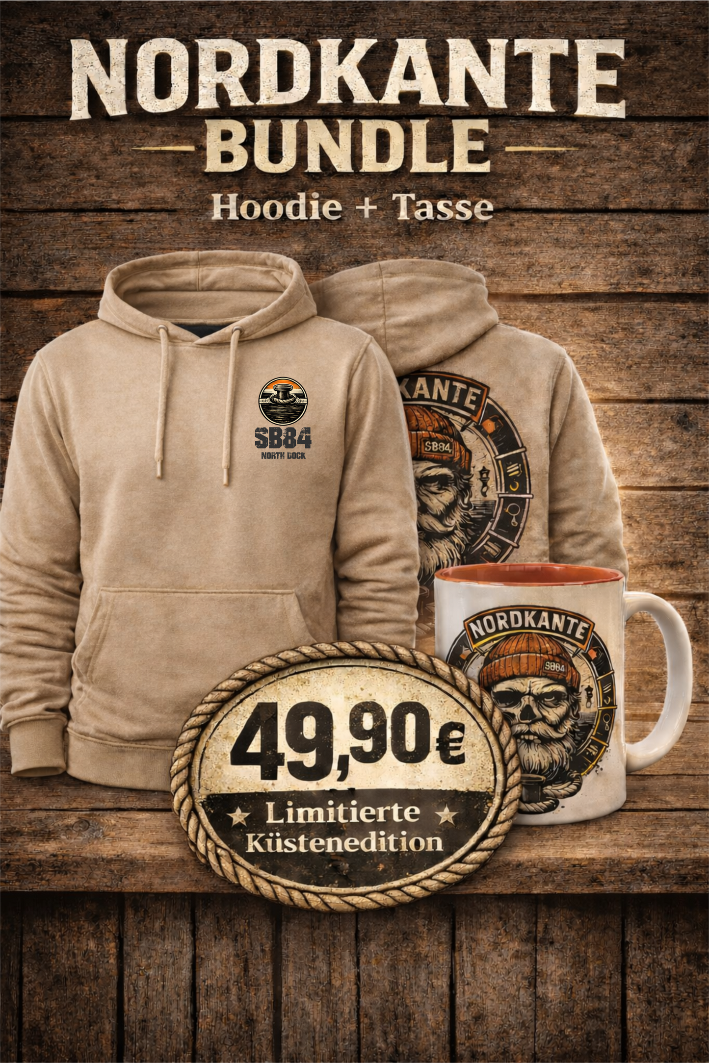 NORDKANTE Bundle – Weil Mitleid umsonst ist, Neid aber 49,90 € kostet