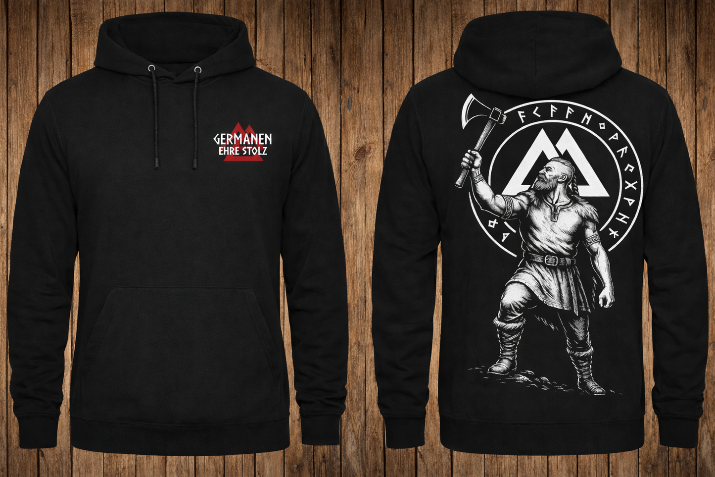 Hoodie „Germane – Ehre & Stolz“