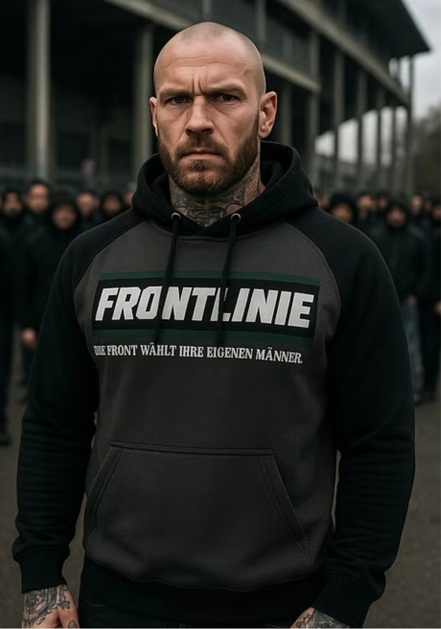 FRONTLINIE – Hardcore Block Hoodie